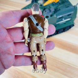 Vtg GI Joe Warthog Vehicle Sgt. Slaughter German French Dutch Filecard 1989