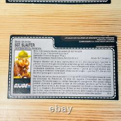 Vtg GI Joe Warthog Vehicle Sgt. Slaughter German French Dutch Filecard 1989 Vtg GI Joe Warthog Vehicle Sgt. Slaughter German French Dutch Filecard 1989